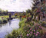 flowers in bloom by Louis Aston Knight